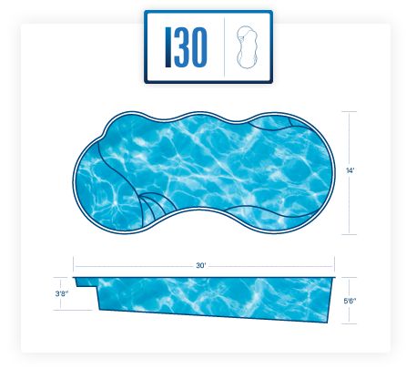 I30 Fiberglass Pool Diagram