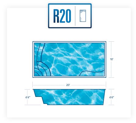R20 Fiberglass Pool Diagram