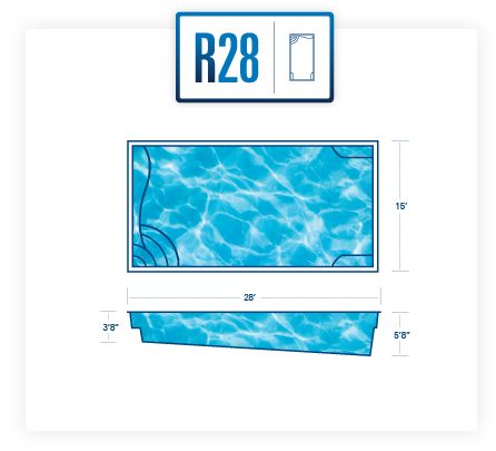 R28 Fiberglass Pool Diagram