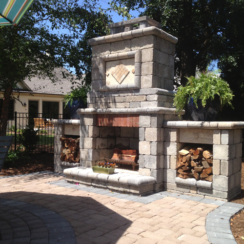Carolina Creations Outdoor Fireplace