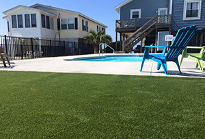 A Custom Pool installation in Wilmington, NC