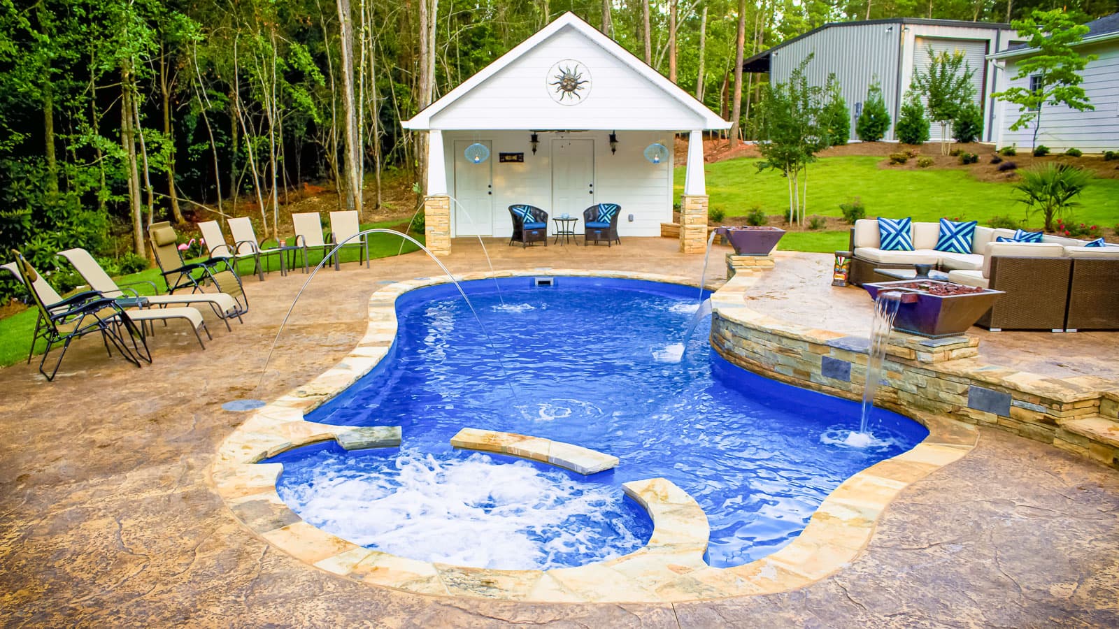 A Wilmington, NC Inground Swimming Pool we installed