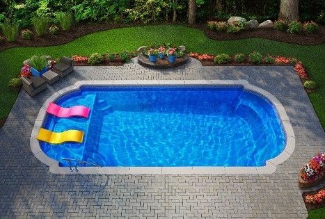 A Custom Pool installation in Wilmington, NC